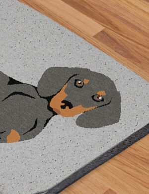 Australian Made Dachshund blanket by DrakeKnit