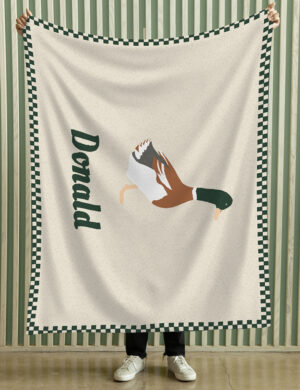A DrakeKnit Duck Blanket